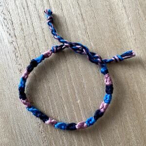 Ginerva Bracelet anklet trendy comfortable tie embroidery thread woven gift